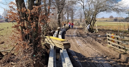Jó ütemben halad az aszfaltozás Pálpatakától Korond felé